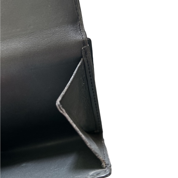Louis Vuitton Elise Matte Vernis Charcoal Trifold Wallet - Picture 7 of 12